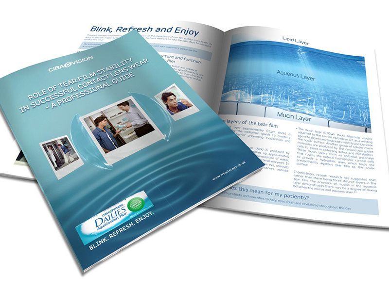 Cibavision Dailies product launch and brochure design