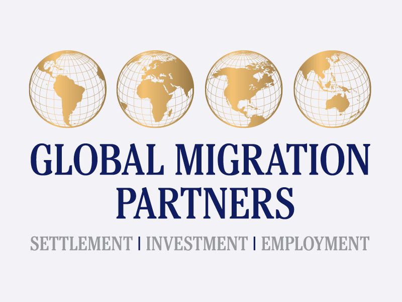 Global Migration World Logo Design